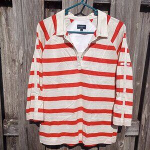 Burberry Golf stripe shirt XL Italy NEW